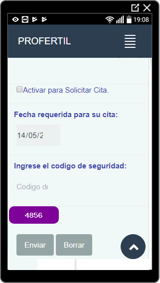 Aplicacion de Profertil para android